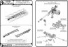 Master GM-35-064 Browning M2HB .50 cal (12,7mm) - karabin maszynowy na trójnogu M3 - okres II w.św. (ze skrzynką amunicyjną M2) 1/35